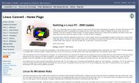 Linux Website Screenshot