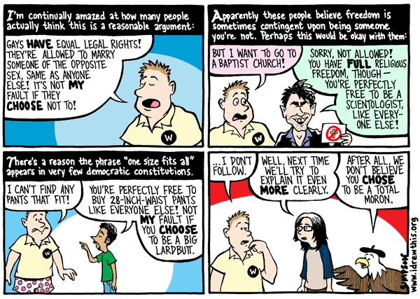 Equality - A lesson for fundies