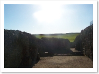 Old Sarum - Looking towards the Sun