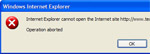 IE Error Message